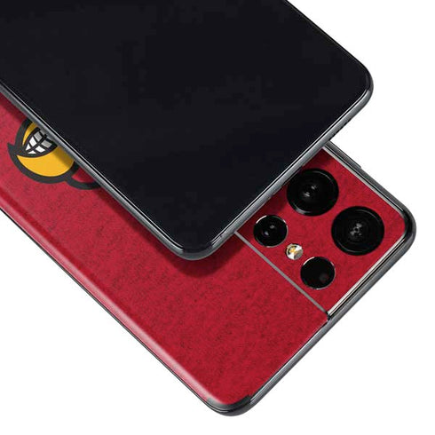 University of Louisville Red Background Galaxy S21 Ultra 5G Skin